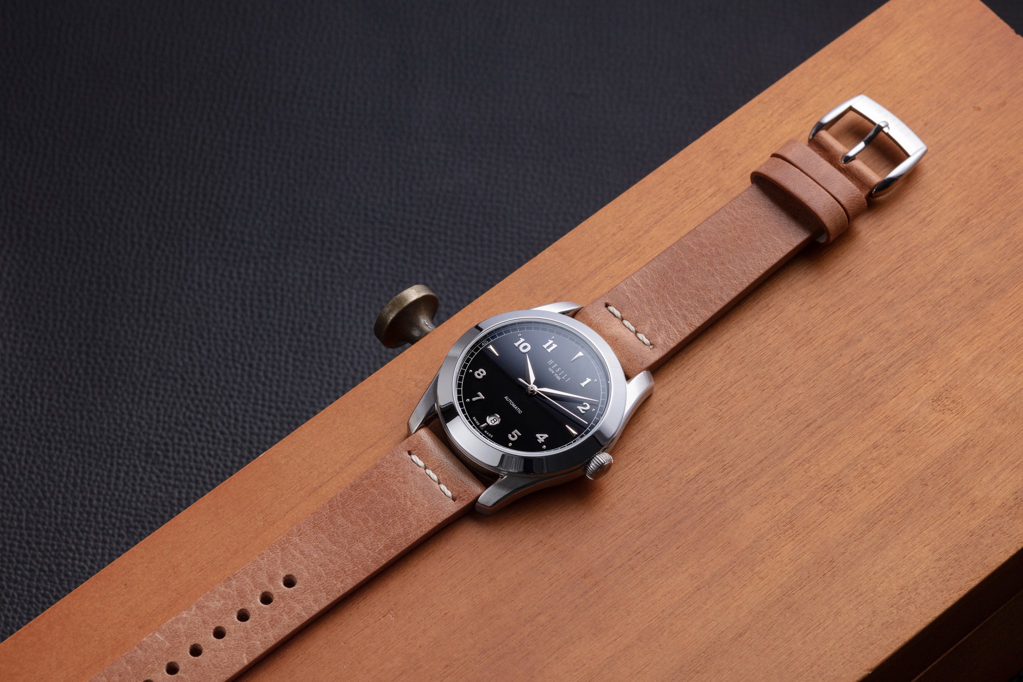 Full-Grain Vegetable-Tanned Italian Leather Straps | Row-Stitch ...
